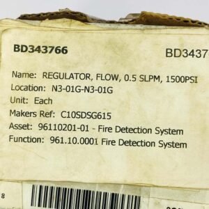 Asco 0.5 slpm pressure gauge regulator | Range : 0-1500 Psi