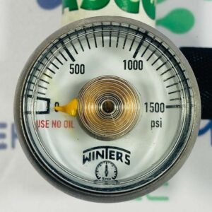 Asco 0.5 slpm pressure gauge regulator | Range : 0-1500 Psi