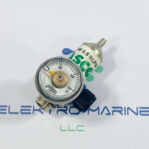 Asco 0.5 slpm pressure gauge regulator | Range : 0-1500 Psi