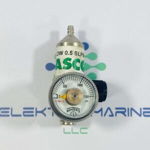 Asco 0.5 slpm pressure gauge regulator | Range : 0-1500 Psi