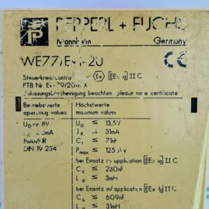Pepperl+Fuchs WE77/EX1-2U (06341S) | Switch Amplifier