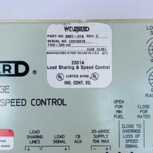 Woodward 2301A (9907-018) | Load Sharing & Speed Control