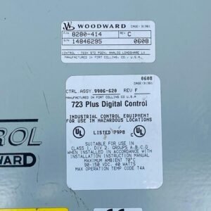 Woodward 9906-620 (8280-414) | 723 Plus Digital Control