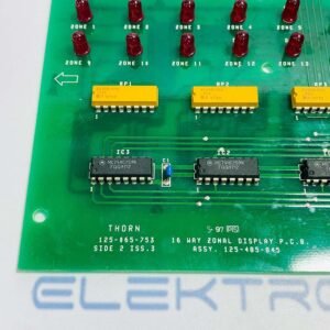 Tyco/Thorn Security 125-065-753 | 16 Way Zonal Display PCB