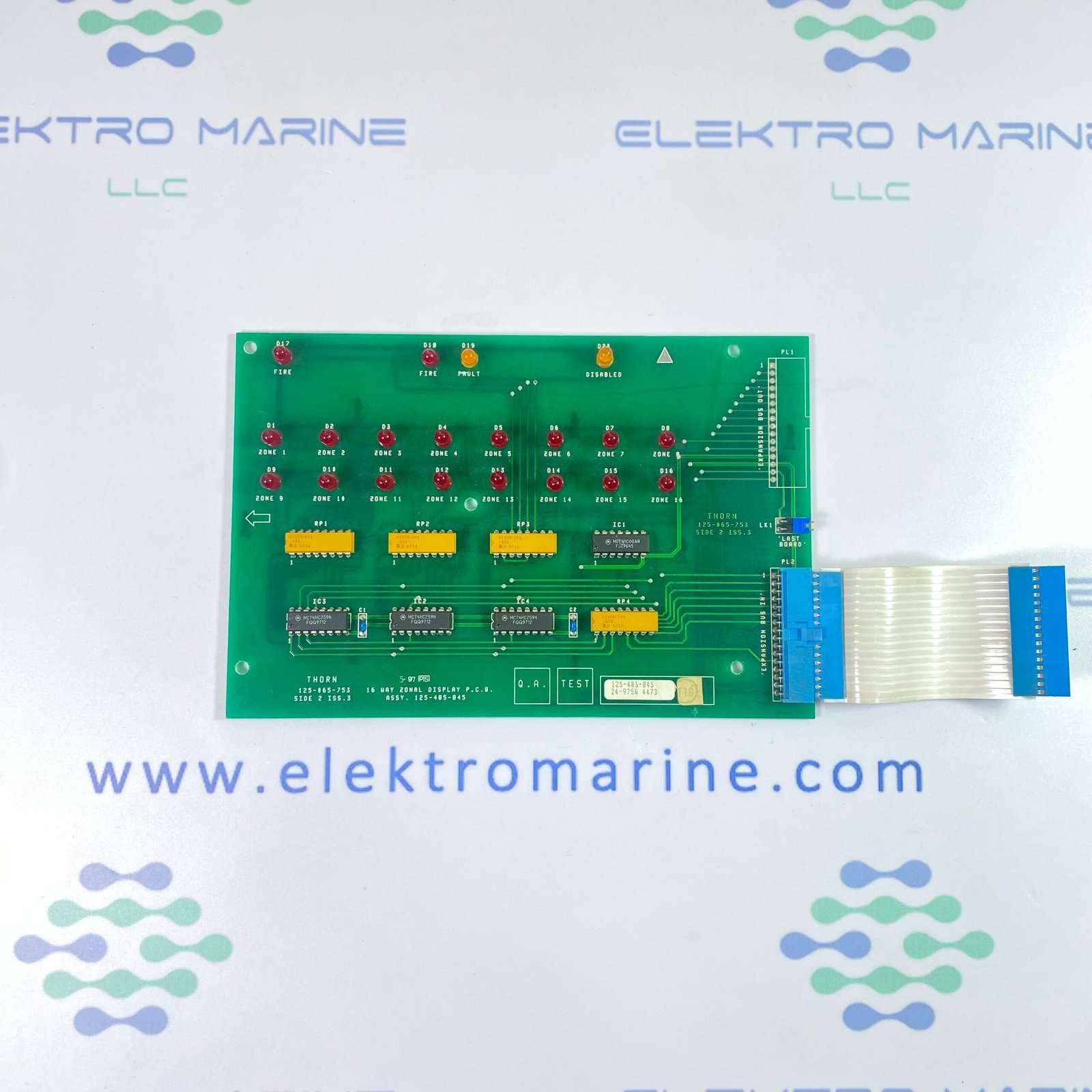 TYCO (125-485-845) | 16 Way Zonal Display PCB