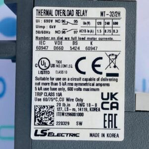 LS Electric MT-32/2H | Thermal Overload Relay