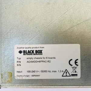 Black Box ACXMODH6FPAC-R2 | Empty Chassis For 6 Boards