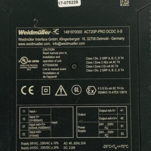 Weidmuller 1481970000 | ACT20P-PRO DCDC II-S Current Transformer