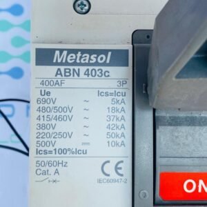 Metasol ABN 403C | MCCB 3 Pole Circuit Breaker