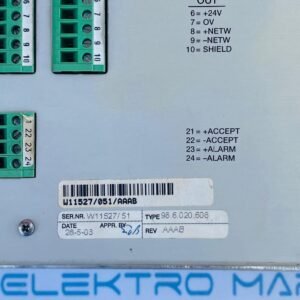 Terasaki 98.6.020.608 | Alarm Control Display Panel