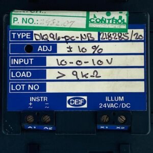 Norcontrol DLQ 96.PC.NB (Range : 150-0-150) | RPM Meter
