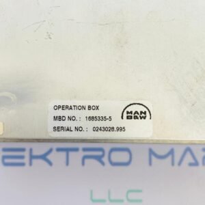 MAN B&W 1685335-5 | Operation Box