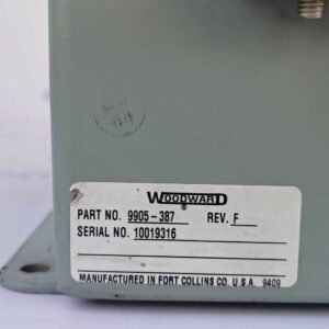 Woodward 9905-387 | Model III ProAct Driver