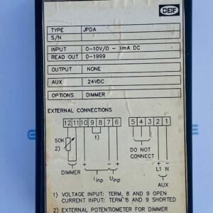 Deif JPDA | RPM Indicator Meter