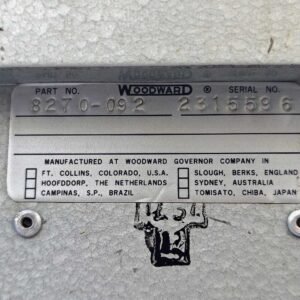 Woodward EG-A (8270-092) | Governor Control