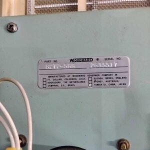Woodward 8272-588 | Power Governor