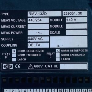 Deif RMV-132D | Voltage Relay