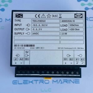 Deif TDG-210DG/2 | Insulation amplifier