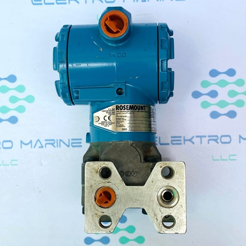 RoseMount 3051 CD3 A02A 1B H2 I1 L4 Q4 Q8 (0…..250 Bar) | Pressure Transmitter