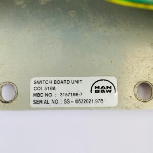 MAN B&W 3157168-7 | Switch Board Unit