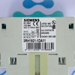 Siemens 3RH1921-1DA11 | First Lateral Auxiliary Switch