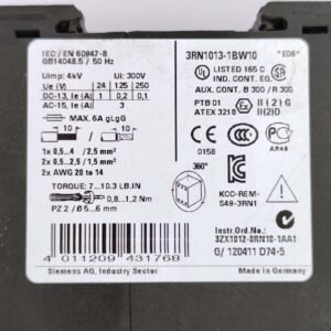 Siemens 3RN1013-1BW10 | Sirus Thermistor Motor Protection