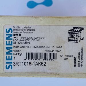 Siemens 3RT1016-1AK62 | Power Contactor