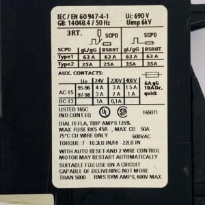 Siemens 3RU1126-1KB0 | Motor Protector