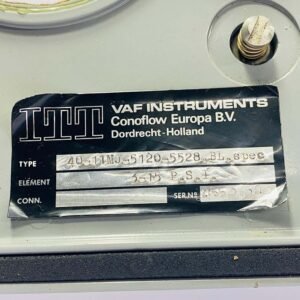 VAF Instruments 40-11MJ-5120-5528.BL. SPEC | RPM Electronic Tachometer
