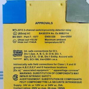 MTL Instruments MTL2213 | Switch Proximity Detector Relay