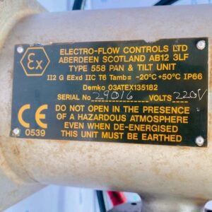 Electro Flow Controls 558 | Flameproof Camera