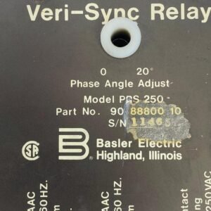 Basler Electric PRS 250 | Veri-Sync Relay