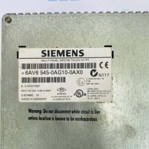 Siemens 6AV6 545-0AG10-0AX0 | SIMATIC MP 270B Touch Multi Panel