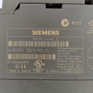 Siemens 6EP1 331-1SL11 | Sitop Power Supply