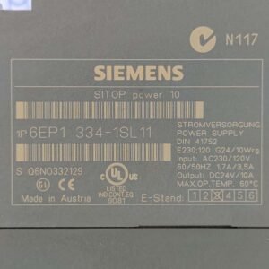 Siemens 6EP1 334-1SL11 | Sitop Power 10 Power Supply