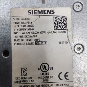 Siemens 6EP1334-3BA00 | Sitop Power Supply