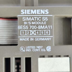Siemens 6ES5 700-8MA11 | Bus Module Unit