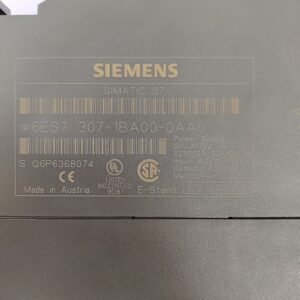 Siemens 6ES7 307-1BA00-0AA0 | Simatic S7 Regulated Power Supply