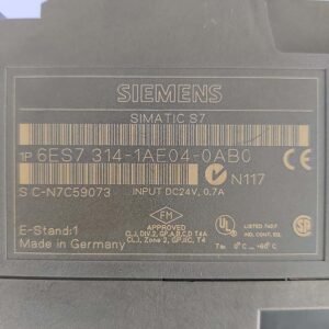 Siemens 6ES7 314-1AE04-0AB0 | Simatic S7 Central Processing Unit