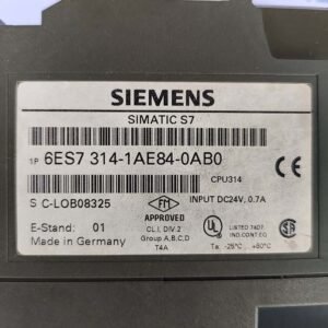 Siemens 6ES7 314-1AE84-0AB0 | Simatic S7 Programmable Controller