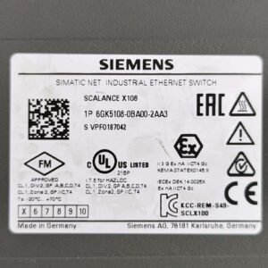 Siemens 6GK5108-0BA00-2AA3 | Scalance XC108 – IE Switch