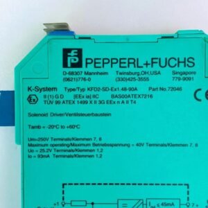 Pepperl+Fuchs KFD2-SD-Ex1.48-90A (72046) | Solenoid Driver