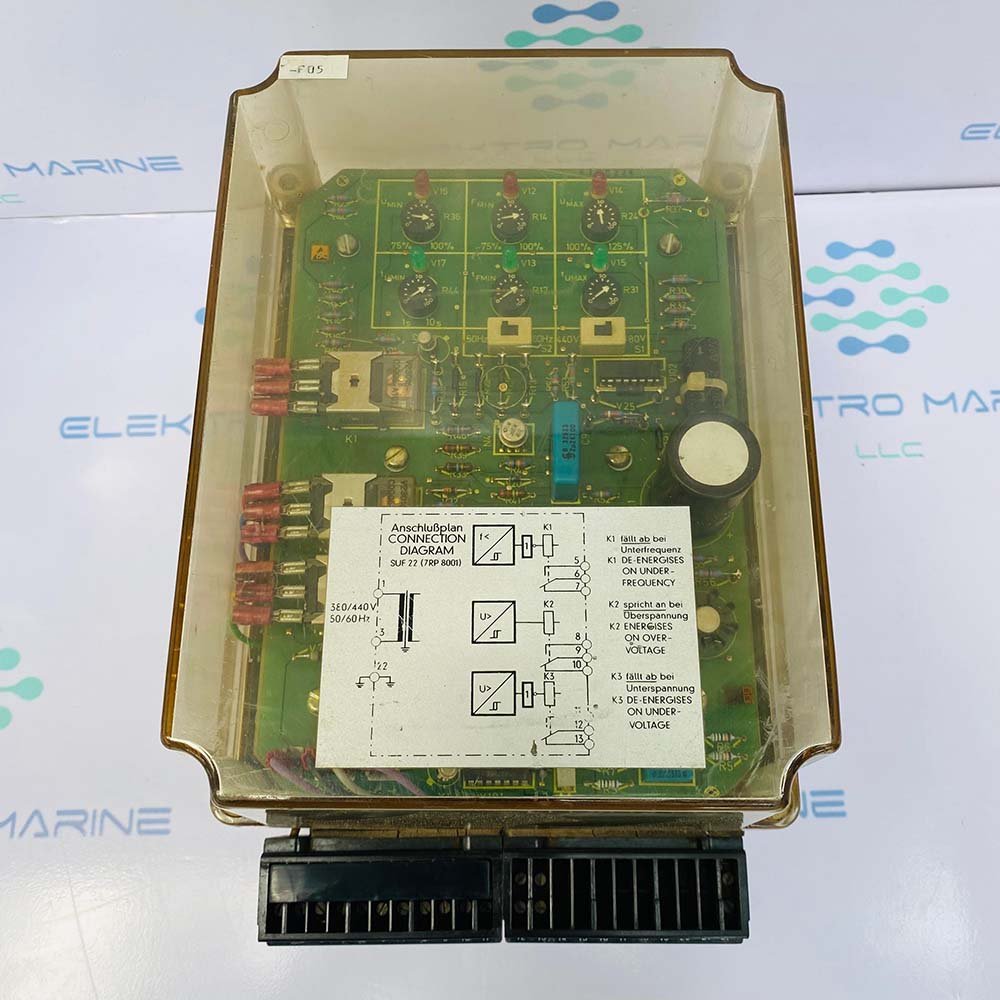 Siemens 7RP8001 | Voltage Frequency Relay