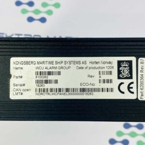 Norcontrol 8100262 (Rev.A) | WCU Alarm Group