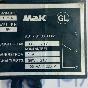 Mak 9.01.7-91.08.00-02 | Plug In Relay