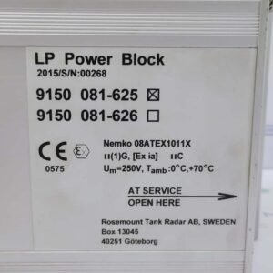 Rosemount Tankradar 9150 081-626 | LP Power Block