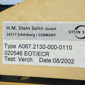 Steinsohn Automation A067.2130-000-0110 EOT/ECR | Telegraph