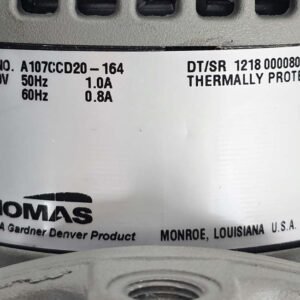 Thomas A107CCD20-164 | Diaphragm Gas Pump