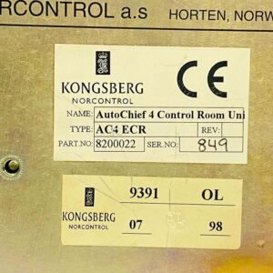 Norcontrol AC4 ECR (8200022) | Autochief 4 Control Room Unit