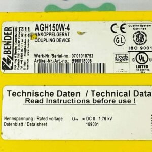 Bender AGH150W-4 | Coupling Device